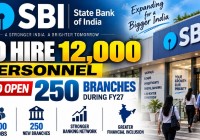SBI to Hire 12,000 Personnel and Open 250 Branches in FY27