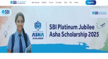 SBI Platinum Jubilee ASHA Scholarship 2025 — Up to ₹20 Lakh for Students Across India