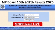 Madhya Pradesh Board of Secondary Education Declares Class 10th and 12th Results 2026