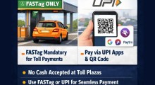 No Cash Payments at Toll Plazas from April 10 – FASTag & UPI Rules Explained