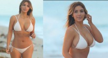 Kim Kardashian, 45... but not everyone can wear a bikini with confidence like this