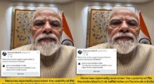 Meta Restricts PM Modi’s Selfie Video on Facebook in India : see what happened