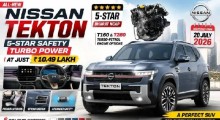 Nissan Tekton SUV Bookings Surge Ahead of 2026 Delivery: 5-Star Safety Rating Boosts Demand