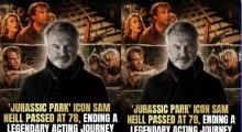 Sam Neill Passes Away at 78 in Sydney, Ending a Legendary Career