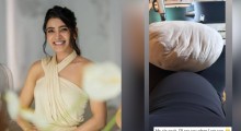 Samantha Ruth Prabhu Flaunts Baby Bump with Cheeky Six-Pack Note