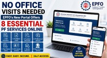 EPFO New Portal: 8 Essential PF Services Now Available Online Without Office Visits