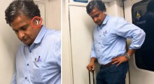 Javagal Srinath Spotted Riding Bengaluru Metro Like a Common Passenger