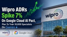 Wipro ADRs Spike 7% On Google Cloud AI Pact, Plan To Train 10,000 Specialists On Gemini