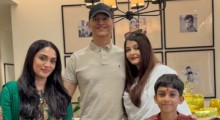 Aishwarya Rai Hugs Brother Aditya Rai on Raksha Bandhan; Aaradhya Poses With Nani and Cousins