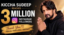 Kiccha Sudeep Reaches 3 Million Instagram Followers, Thanks Fans for Their Love