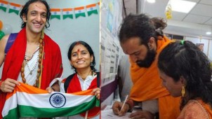 IITian Baba Abhay Singh Marries Bengaluru Engineer Pratika on Mahashivratri