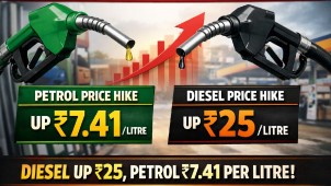 Petrol and Diesel Price Hike in India 2026 – Diesel Up ₹25, Petrol ₹7.41