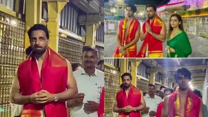 Sonu Sood Visits Tirupati’s Sri Venkateswara Swamy Temple with Family