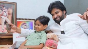 Deputy CM Pawan Kalyan Visits 17-Year-Old Fan Battling Rare Disease in Hanumakonda