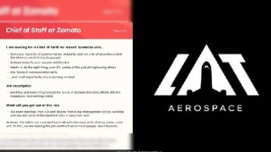 Man Who Applied for Zomato's ₹20 Lakh Chief of Staff Role Reveals Why He Quit After 16 Months
