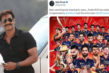 Ajay Devgn Congratulates RCB on Historic IPL 2025 Victory