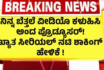 ನಿನ್ನ ಬೆತ್ತಲೆ ವೀಡಿಯೊ ಕಳುಹಿಸಿ ಅಂದ ಪ್ರೊಡ್ಯೂಸರ್! ಖ್ಯಾತ ಸೀರಿಯಲ್ ನಟಿ ಶಾಕಿಂಗ್ ಹೇಳಿಕೆ !