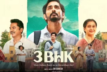 3BHK Tamil Movie Review: A Tender Portrait of Middle-Class Dreams and Daily Struggles