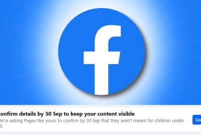 Facebook Page Alert: Confirming Content Not Meant for Children Under 13