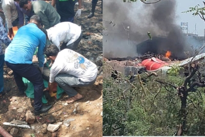 Air India Flight AI171 Crashes Near Ahmedabad: 110 Dead, 136 Injured in Tragic Incident