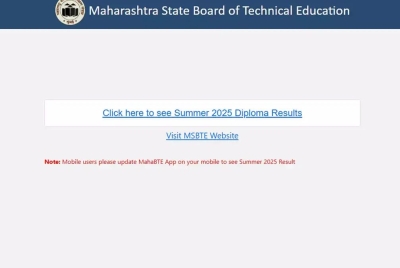 MSBTE Summer 2025 Diploma Results Declared: Here’s How to Check Your Score