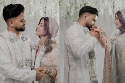 Hina Khan Marries Rocky Jaiswal Amid Cancer Battle, Shares Stunning Wedding Pics