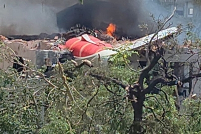 Air India Flight Crashes Near Ahmedabad Airport: London-Bound Plane Involved in Tragic Incident