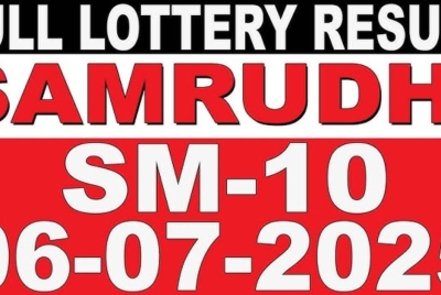 Kerala Lottery Result on 06-07-2025: Samrudhi SM 10 Lucky Draw Declared – Check Winning Tickets & How to Claim Prizes