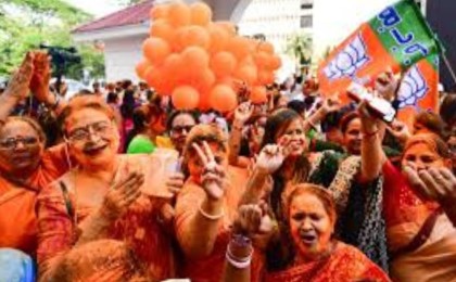 NDA Sweeps Assam: Third Straight Win, BJP Secures Absolute Majority