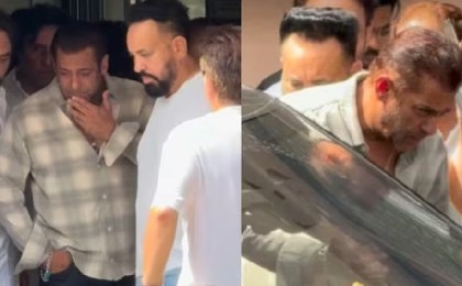 Teary-Eyed Salman Khan Pays Last Respects to Kumud Rane