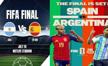 Watch online  : FIFA World Cup 2026 Final: Argentina vs Spain at MetLife Stadium