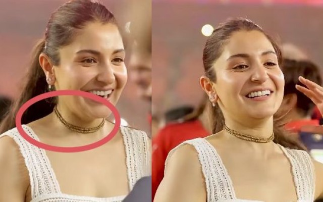 Anushka Sharma Wears Tulsi & Rudraksha Mala at IPL Finale Match: Gifted by Premanand Maharaj