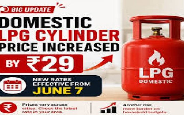 LPG Cylinder Price Hiked by ₹29 Across India – New Rates Effective June 7, 2026