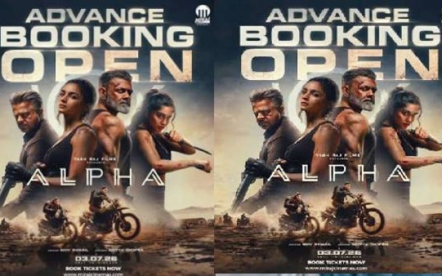 Alpha Movie Release: YRF’s First Female-Led Spy Thriller Hits July 3 : advance bookong open