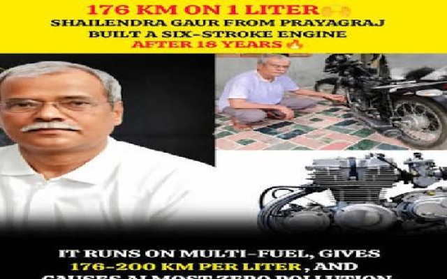 Shailendra Gaur’s 6‑Stroke Engine Revolutionizes Mileage in the Era of E20, E85, and E100