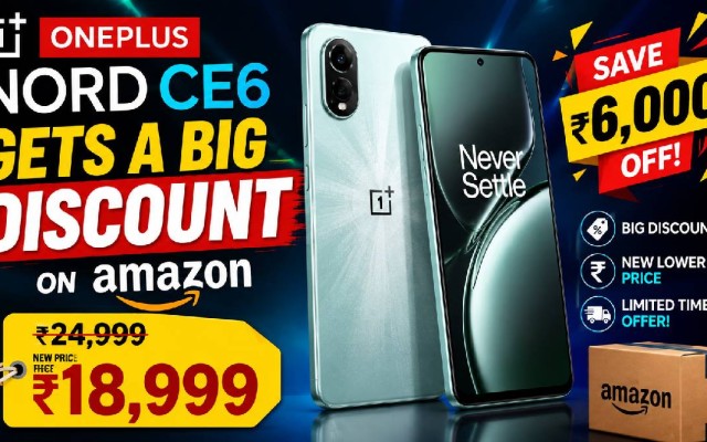 OnePlus Nord CE6 Gets Big Discount on Amazon: Check New Price and Offers