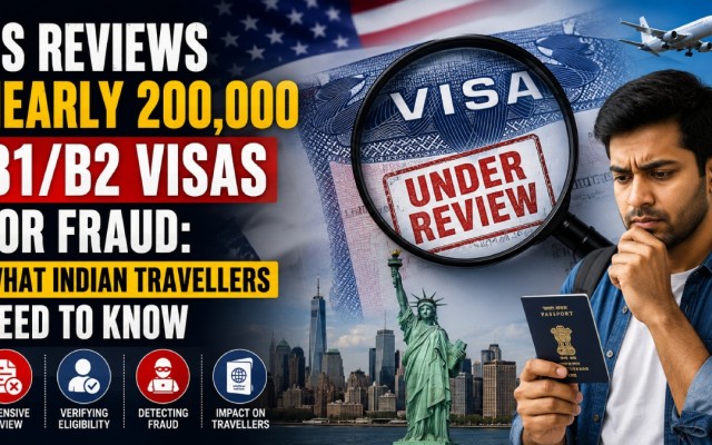 US Reviews Nearly 200,000 B1/B2 Visas for Fraud: What Indian Travellers Need to Know