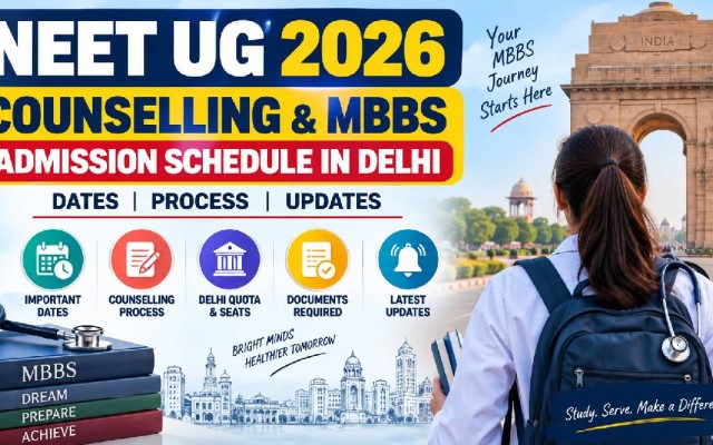 NEET UG 2026 Counselling & MBBS Admission Schedule in Delhi: Dates, Process and Updates
