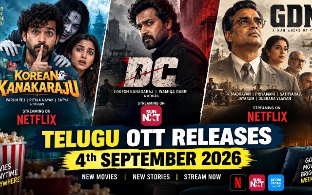 Telugu OTT movies Released  September 4, 2026