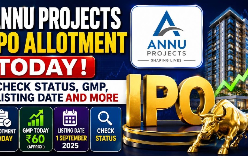 Annu Projects IPO Allotment Today: Check Status, GMP, Listing Date & Estimated Price
