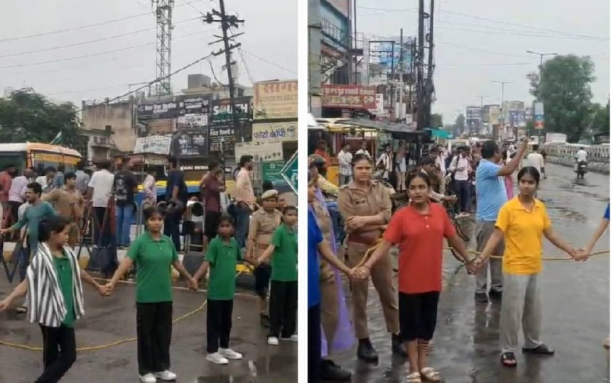 Girls Block Road in Lucknow Over Teacher Shortage Ahead of Exams
